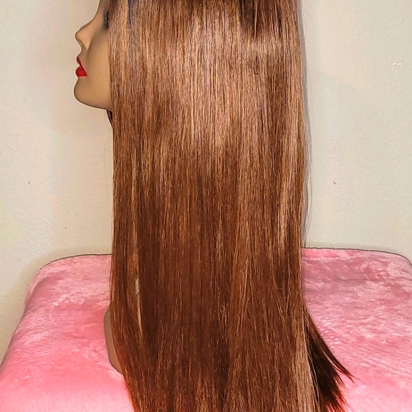 20 inch Honey Blonde Synthetic lace front wig - Picture 5 of 7